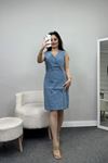 Denim Elbise Açıkmavi - 30670.1778.