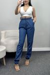 Bel Lastikli Pantolon Mavi1 - 40744.1431.