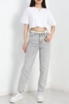 Boyfriend Kot Pantolon Gri - 30736.1590.