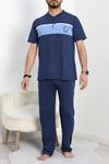 Erkek Pijama Takımı İndigo - 40463.1838.