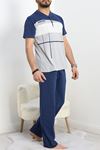 Erkek Pijama Takımı İndigo - 70562.1838.