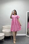 Poplin Kumaş Elbise Pembe - 40978.701.