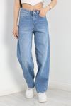 Baggy Jean Kot Pantolon Açıkmavi - 20891.1184.