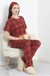 Alt Üst Aynı Milan Pijama Takımı Kırmızılaci - 70594.1929.