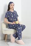 Alt Üst Aynı Milan Pijama Takımı Mavi - 70594.1929.