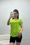 Omuz Dantelli Bluz Fıstık - 20766.599.