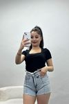 Kare Yaka Dantelli Body Siyah - 70062.599.