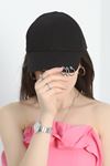 Piercing Detay Şapka Siyah - 40755.1736.