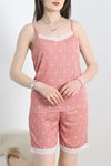 Pegasus Şortlu Pijama Takımı Pudrapuanlı - 50388.1048.