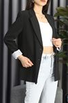 Kruvaze Blazer Ceket Siyah - 70138.1995.