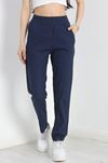 Bel Lastikli Pantolon Lacivert1 - 40744.1431.