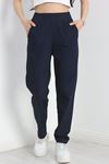 Bel Lastikli Pantolon Lacivert2 - 40744.1431.