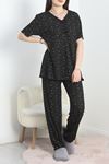 Bamboo Pijama Takımı Siyahyıldız - 40767.1952.