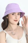 Piercing Detay Bermuda Şapka Lila - 40757.1736.