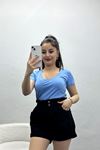 V Yaka Likralı Kompak Body Bebemavi - 80800.1878.