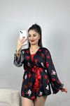 Milan Kumaş 3'Lü Set Şort Takım Kırmızılaci - 70104.1857.