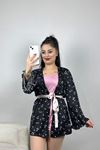 Milan Kumaş 3'Lü Set Şort Takım Pembe - 70104.1857.