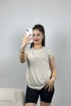 Omuz İnci Detay Viskon Bluz Taş - 40666.599.