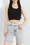 Çıtçıtlı Sıfır Kol Body Siyah - 40782.1723.