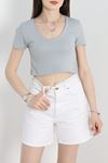 V Yaka Crop Bluz Dumangri - 40785.1723.