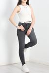Likralı Dar Paça Kot Pantolon Füme - 30809.1966.