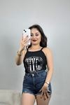 Baskılı Atlet Siyahgümüş - 70315.1092.