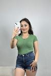 Çıtçıtlı Bluz Çağla - 40789.1723.