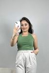 Bağlamalı Crop Atlet Çağla - 41255.1723.