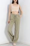 Gabardin Tensel Kumaş Kot Pantolon Haki - 30428.1904.