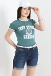 Baskılı Tişört Yeşil - 70327.336.