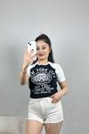 Baskılı Tişört Ekrusiyah - 70328.336.
