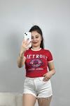 Baskılı Tişört Kırmızı - 70329.336.