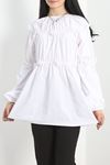 Çiçek Detaylı Tunik Beyaz - 50483.1988.