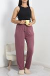Büyük Beden Poliviskon Pijama Altı Koyulila - 50451.1048.