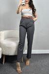 Kemerli Double Pantolon Antrasit - 40090.683.