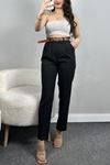 Kemerli Double Pantolon Siyah - 40090.683.