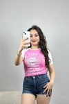 Baskılı Tişört Pembe - 70328.336.