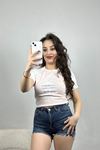 Baskılı Tişört Pudra - 70328.336.