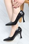 8 Cm Topuklu Stiletto Siyahrugan - 20558.264.