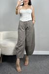 Gabardin Şalvar Pantolon Gri - 80035.483.