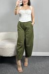 Gabardin Şalvar Pantolon Haki - 80035.483.