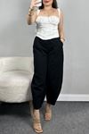 Gabardin Şalvar Pantolon Siyah - 80035.483.