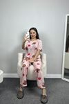 Alt Üst Aynı Viskon Pijama Takımı Çilekpembe - 485.1287.