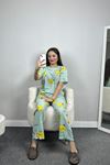 Alt Üst Aynı Viskon Pijama Takımı Sarıördek - 485.1287.