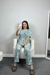 Alt Üst Aynı Viskon Pijama Takımı Yeşiltavşan - 485.1287.