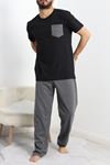 Erkek Pijama Takımı Siyah - 70605.1048.