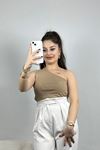 Taş Detaylı Bluz Sütlükahve - 70059.599.