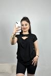 İnci Detaylı Viskon Bluz Siyah - 80052.599.