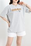 Baskılı Oversize Tişört Grituruncu - 40649.1872.