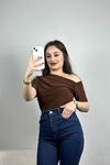 Kayık Kaya Sandy Bluz Acıkahve - 30842.2023.